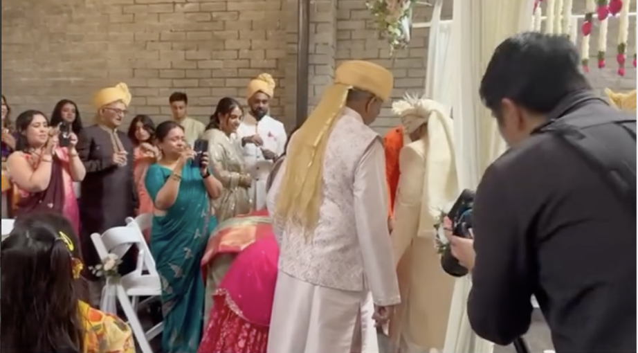 Mandap and ceremony setup